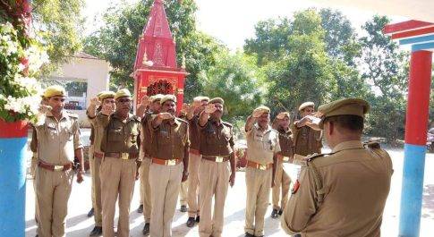 मोतीगंज थाने में लोह पुरुष सरदार वल्लभ भाई पटेल की जयंती मनाई गई