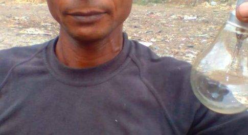 बिजली के तार की गड़बड़ी से ग्रामीण परेशान