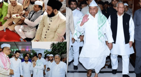 अखिलेश ने दी होटल ताज में इफ्तार पार्टी, मुलायम परिवार की दिखी एकता