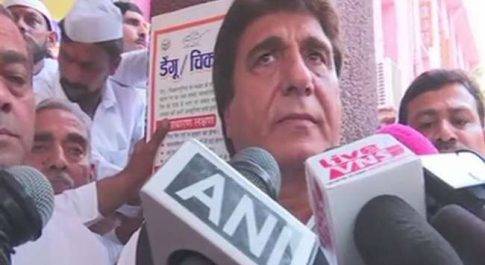 तीन मंदिर तोड़कर बन रहे थे फ्लाई ओवर, जल्द बजी में हुआ हादसा :राज बब्बर