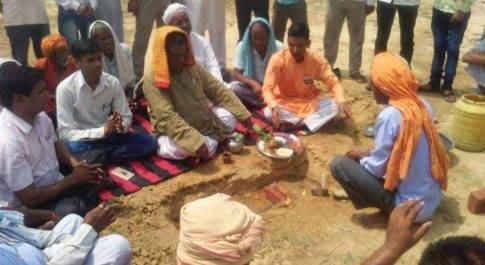 बलहा विधायक के प्रयास से नौ दिवसिय सतचन्डी महायग्य का हुआ आयोजन