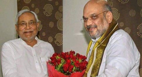 सीट बंटवारे को लेकर बातचीत करने अमित शाह से मिलने पहुंचे नितीश,जल्द हो सकता है एलान