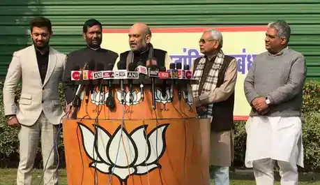 बिहार में एनडीए के घटक दलों के बीच लोकसभा सीटों के बंटवारे का हुआ ऐलान