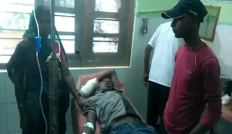 बम विस्फोट की घटना से हुए चार लोग जख्मी