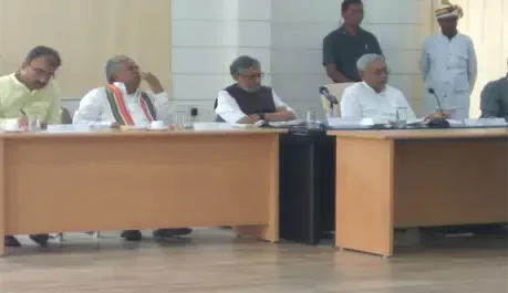 मीडिया से मुखातिब हुए सीएम नीतीश कहा – चार से पांच हफ्तों में घटक दलों के बीच सीट शेयरिंग का समझौता आएगा सामने