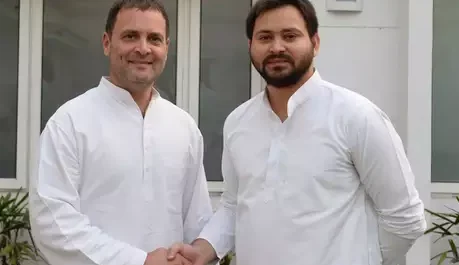 तेजस्वी ने की राहुल से मुलाकात,महागठबंधन को और मजबूत कर 2019 को मजबूती से लड़ने पर हुआ विचार विमर्श