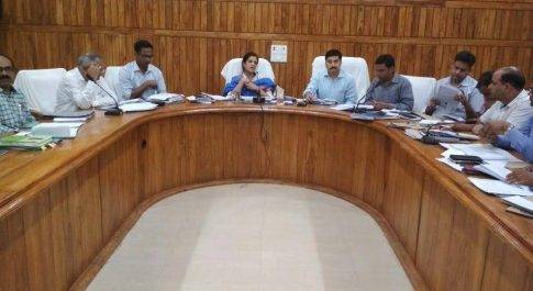 जिलाधिकारी की अध्यक्षता में सम्पन्न हुआ विकास कार्यों की समीक्षा बैठक
