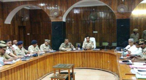 कानून व्यवस्था को लेकर बहराइच पुलिस अधीक्षक सख्त,क्राइम मीटिंग में थानेदारों के कसे पेच