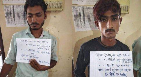 मोबाइल की दुकान में हुई चोरी का खुलासा, दो अभियुक्तों को किया गया गिरफ्तार
