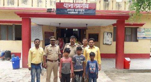 नाबालिक बच्चो से भट्ठे पर मजदूरी के लिये ले जा रहे थे,पुलिस ने किया भांडा फोड़
