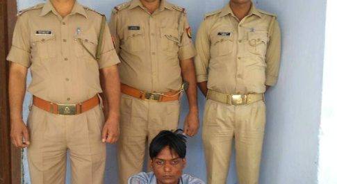 वांछित अपराधी गिरफ्तार थाना खैरीघाट जनपद बहराइच