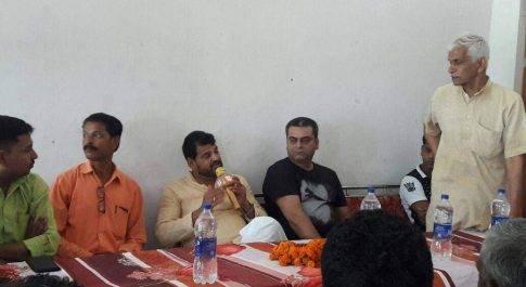 पयागपुर में आयोजित भाजपा कार्यकर्ताओ की बैठक शामिल हुए सांसद बृज भूषण शरण सिंह