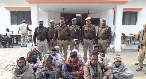 12 वारण्टियो को किया गया गिरफ्तार, भेजा जेल