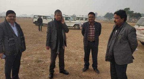 नोडल अधिकारी ने किया दतौली प्यारेपुर चारागाह का निरीक्षण
