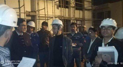 नोडल अधिकारी ने निर्माणाधीन मेडिकल कालेज भवन का किया निरीक्षण