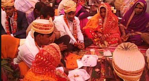मुख्यमंत्री सामूहिक विवाह योजना के अन्तर्गत 30 जोड़ों का हुआ विवाह 