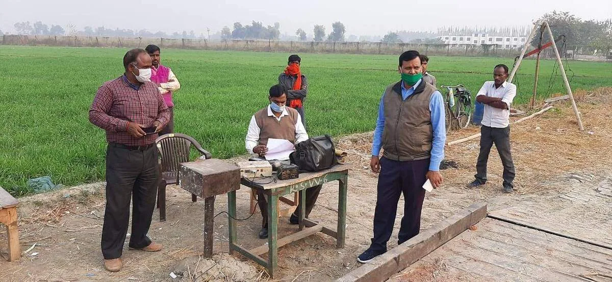 शाहजहांपुर : सुनील कनौजिया गन्ना क्रय केन्द्रो का किया निरीक्षण