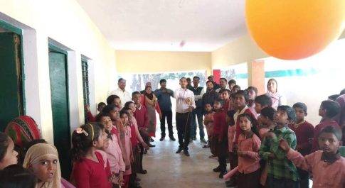 उच्च माध्यमिक विद्यालय कालियापुरवा में आयोजित हुआ तरंग बाल मेला
