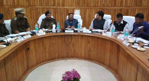 आयुक्त व डीआईजी ने लोकसभा सामान्य निर्वाचन-2019 की तैयारियों का लिया जायज़ा