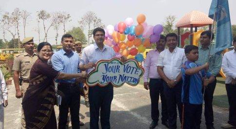 जयपुरिया स्कूल में आयोजित हुआ भव्य मतदाता जागरूकता कार्यक्रम, चलो सब साथ चलेंगे, अपना मतदान करेंगे