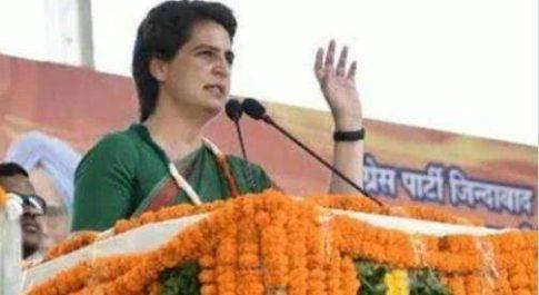 भाजपा की कथनी और करनी मे अंतर हैःप्रियंका गांधी