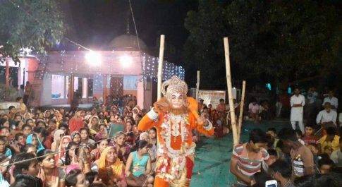 माँ कल्याणी देवी मन्दिर भीरा में राधा कृष्ण की मूर्ति की प्राण प्रतिष्ठा