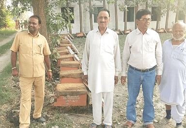 उद्यान विभाग में आयोजित हुआ विश्व मधुमक्खी दिवस