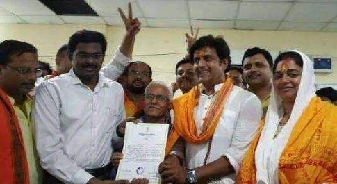 भाजपा प्रत्याशी एवं भोजपुरी फिल्म स्टार रवि किशन रिकार्ड मतो से पूर्वांचल के बने सुपरस्टार