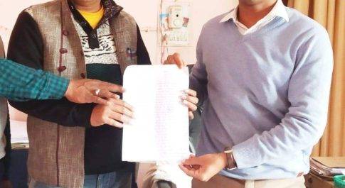 नानपारा में मांस मंडी लगने पर पुनः विरोध शुरू