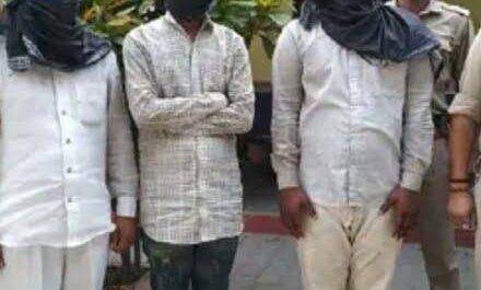फरेंदा पुलिस ने फरार चल रहे तीन अपराधियों को किया गिरफ्तार