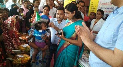 ग्राम सौगहना में नोडल अधिकारी ने आयोजित की चैपाल