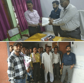 सिद्धार्थनगर। कासगंज की घटना से नाराज बाँसी लेखपाल संघ ने एसडीएम को सौप ज्ञापन