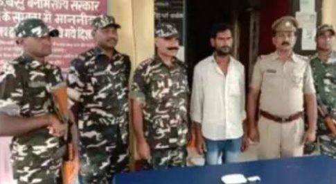 महराजगंज। भारत के रास्ते नेपाल ले जाते हेरोइन के साथ युवक गिरफ्तार