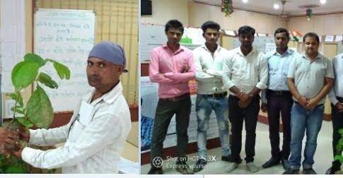 महराजगंज। आनंद नगर कर्वी आफिस पर मनाया गया पर्यावरण संरक्षण अभियान
