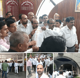 सिद्धार्थनगर। लगातार तीसरे दिन जारी रहा अधिवक्ताओं का हड़ताल