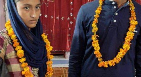लखीमपुर खीरी| परिजनों की सहमति से प्रेमी युगल शादी के बंधन में बांधे गए क्षेत्र में चर्चा का विषय