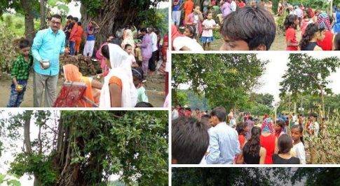उमड़ पड़ा जन सैलाब श्रद्धालुओं का लगा तांता