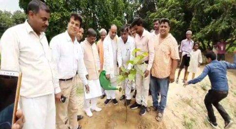 अयोध्या। वृहद स्तर पर किया पौधरोपण