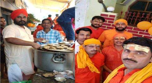 लखीमपुर खीरी| बाबा भूतनाथ के मेले में छोटी काशी खड़ेश्वरी कवार्थी दल द्वारा भन्डारे का किया गया आयोजन।