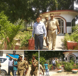 सिद्धार्थनगर। एसपी ने किया खेसरहा थाने का निरीक्षक