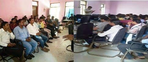 महराजगंज। बृजमनगंज ब्लाक सभागार में प्रोजेक्टर के माध्यम से दिया गया सातवीं आर्थिक गणना का एक दिवसीय प्रशिक्षण