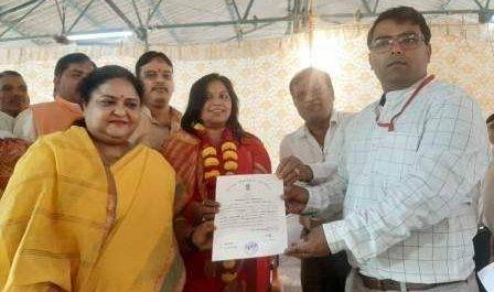 बहराइच। बलहा उप निर्वाचन में विजयी रहीं भाजपा की सरोज सोनकर