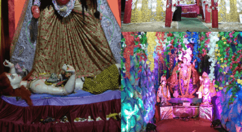 दीपावली पर्व पर गणेश लक्ष्मी पूजा एवं भद्रकाली का दरबार जगमग हुआ