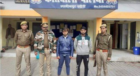 लखीमपुर खीरी I पलिया में शांति व्यवस्था भंग करने पर दो व्यक्ति को गिरफ्तार कर जेल भेज गया।