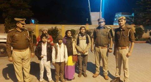 लखीमपुर खीरी I पलिया पुलिस ने 24 घंटों के अंदर सकुशल बरामद कर उनके माता-पिता के सुपुर्द किया