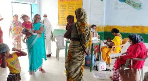 महराजगंज। ग्राम स्वास्थ्य एवं पोषण दिवस का हुआ आयोजन