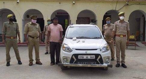 450 ग्राम मार्फीन, एक तमन्चा 2 कारतूस तथा एक चार पहिया के साथ एक गिरफ्तार