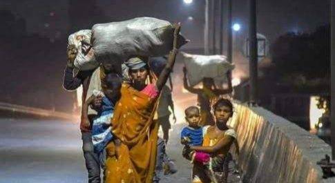 उत्तर प्रदेश प्रवासी मदूर की हालात बद से बत्तर है