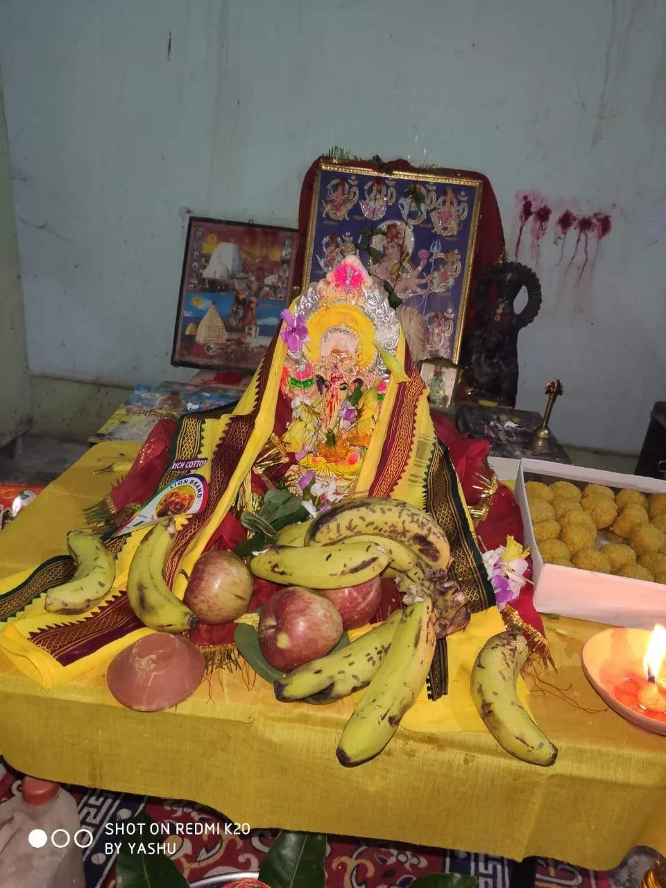 कोरोना काल में गणेश चतुर्थी पर घरों में हुई गणपति की पूजा अर्चना