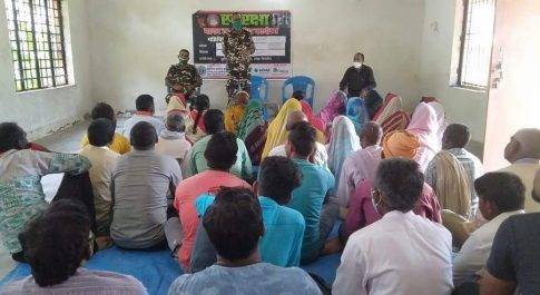महराजगंज। एसएसबी जवानों ने विश्व प्रवासी व शरणार्थी दिवस मनाया